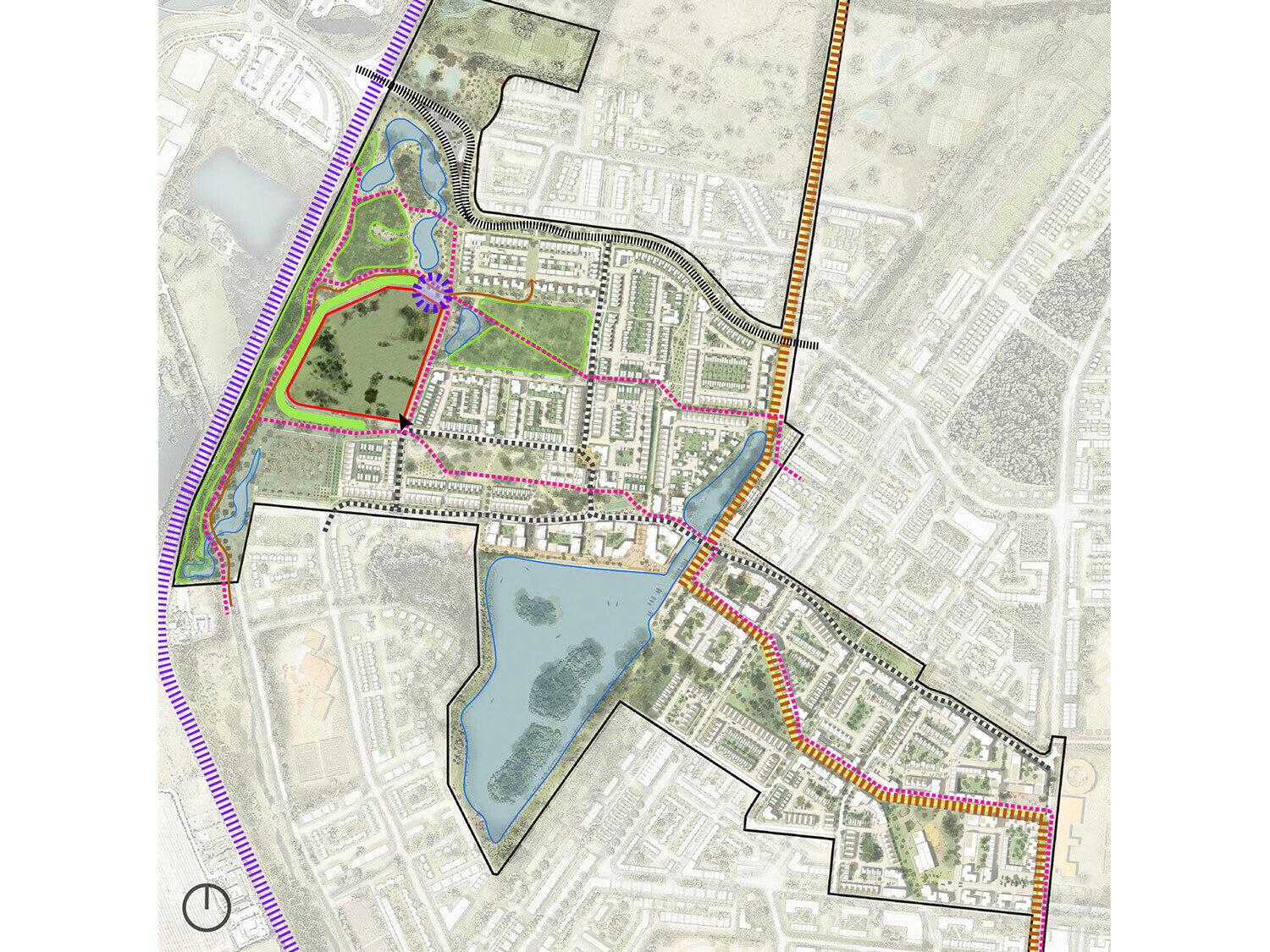 urban and civic masterplan for waterbeach barracks | cdc studio architects cambridge