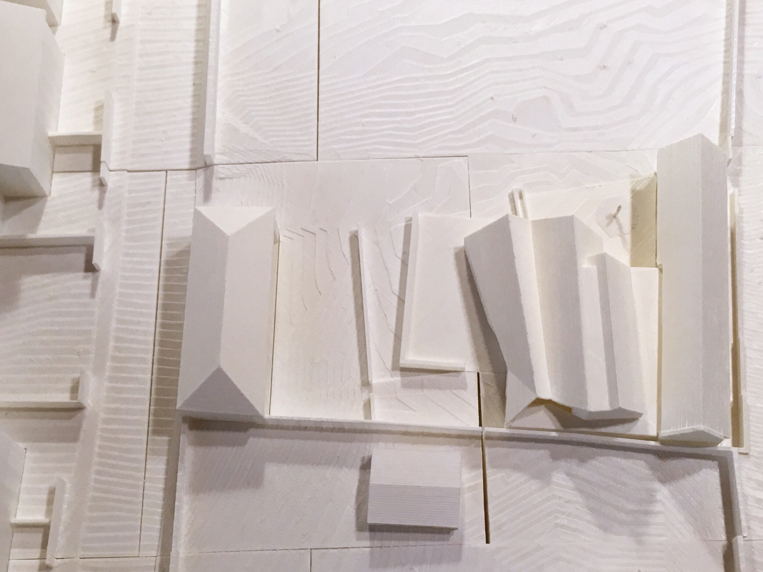 Aerial view of Cubicon pitched roof model | cdc studio cambridge architects