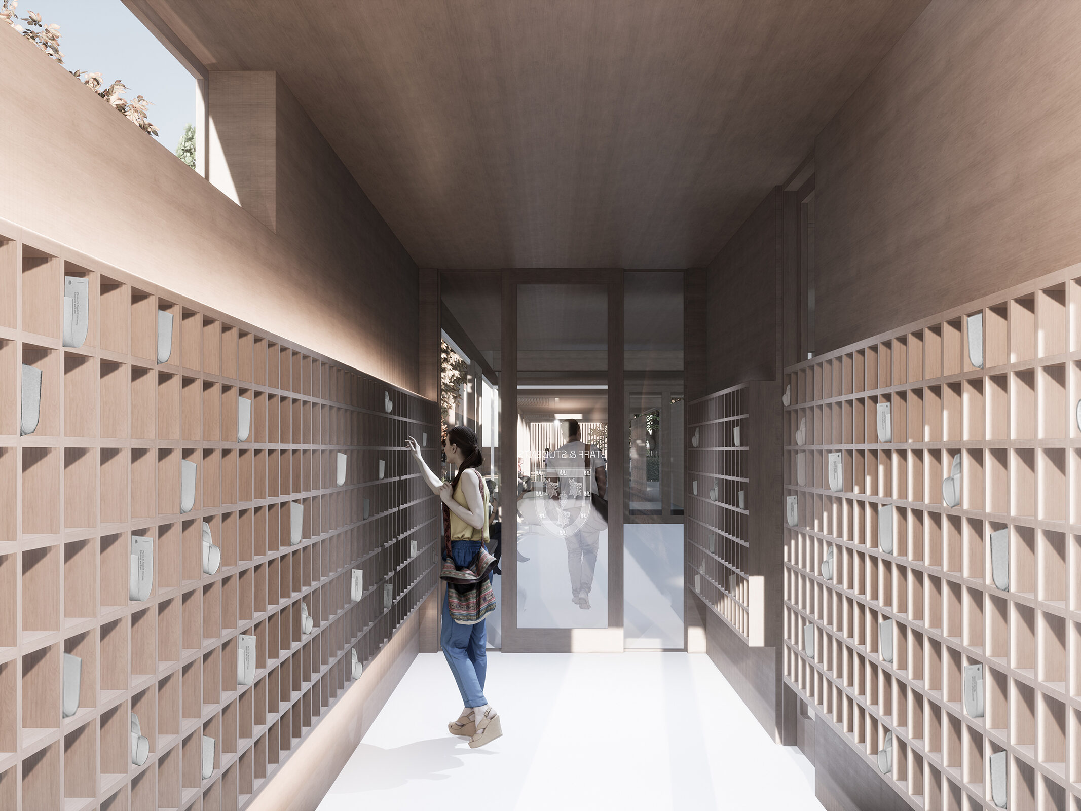 homerton porters lodge letter holes | cdc studio cambridge architects